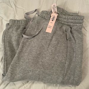 Victoria’s Secret Cotton Fleece High-Rise Gym Pants